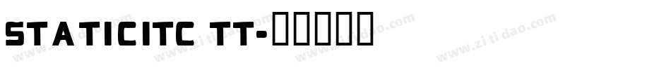 StaticITC TT字体转换